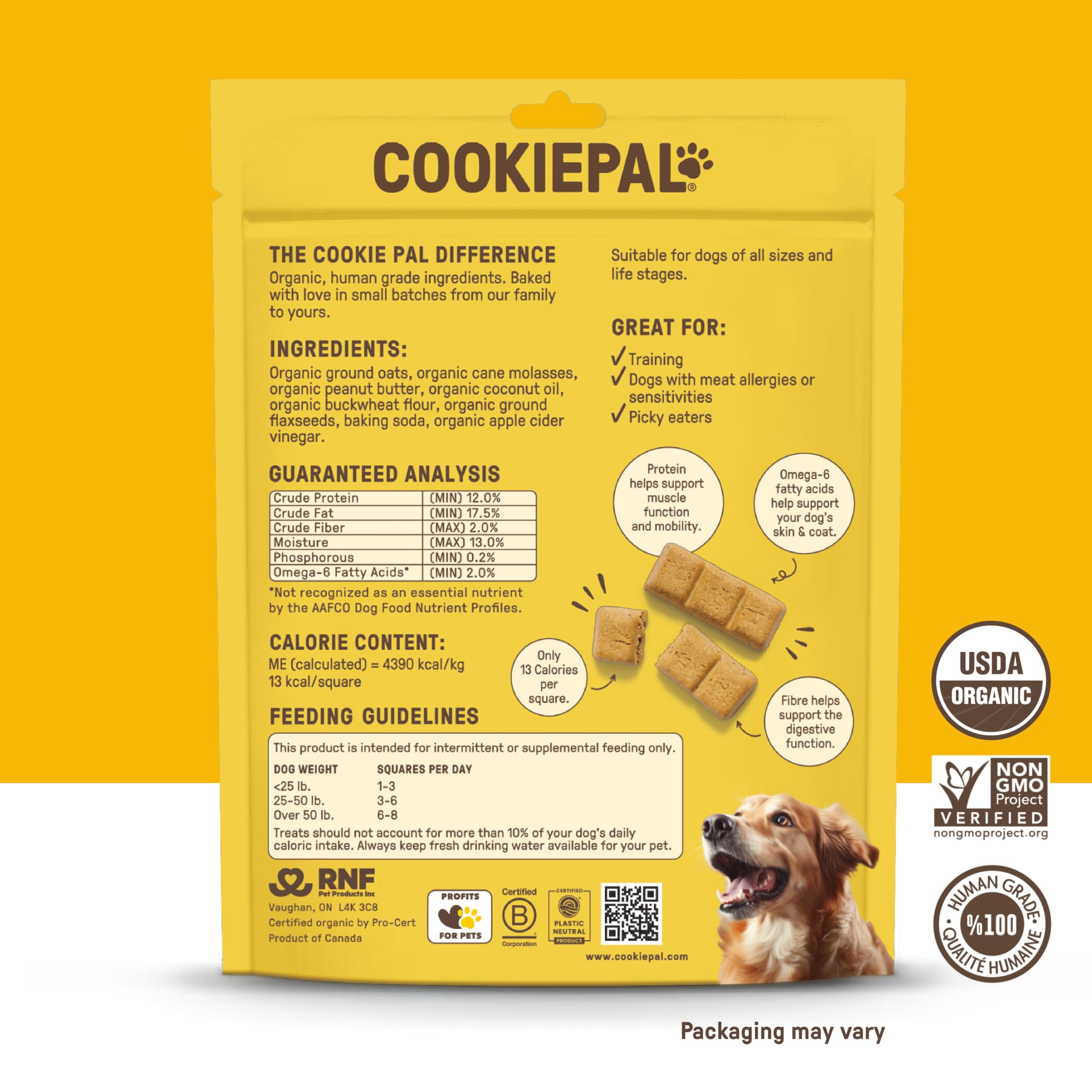 CookiePal gros plan texture croquante et bénéfice fragmentation facile