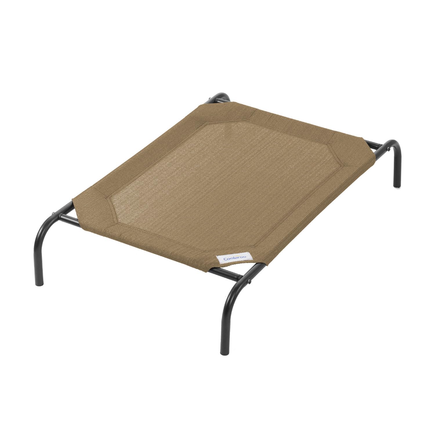 Coolaroo lit surélevé face Nutmeg montrant soutien confortable