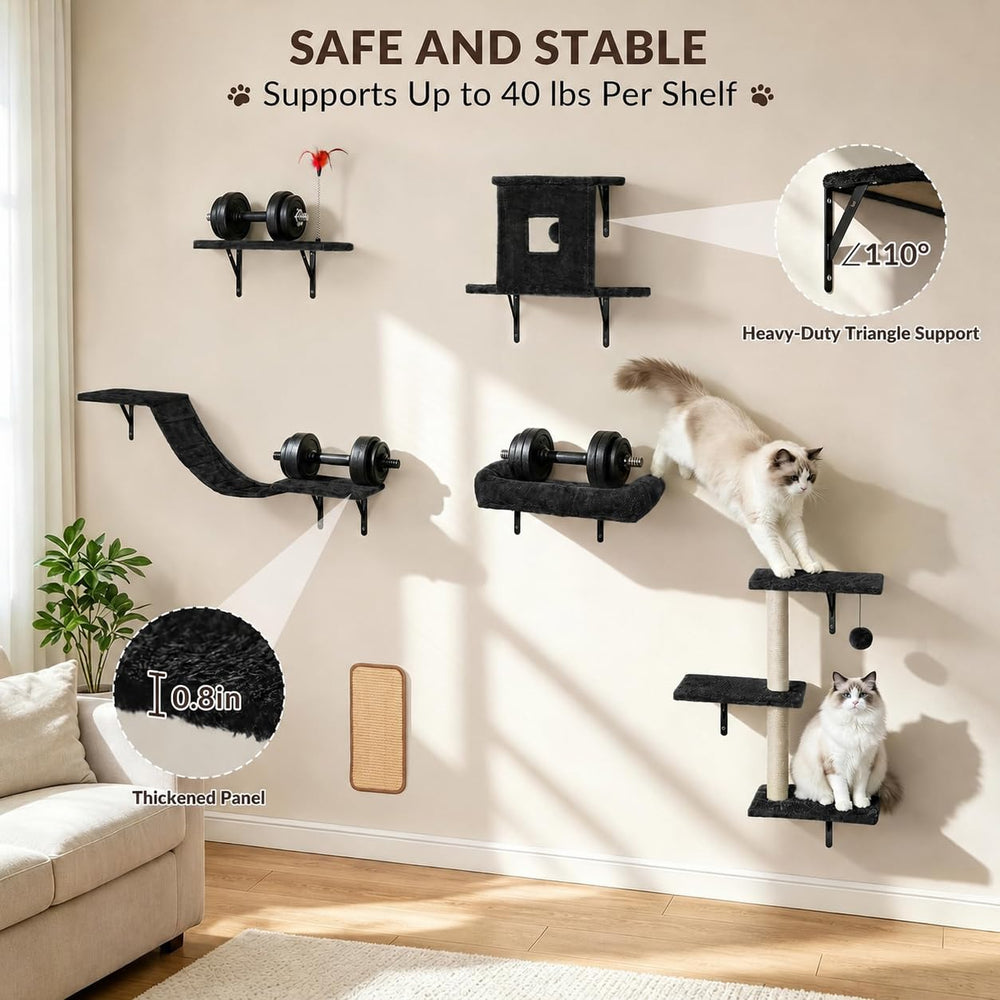 Coolsheepsia pont suspendu utilisé par un chat, favorise le jeu