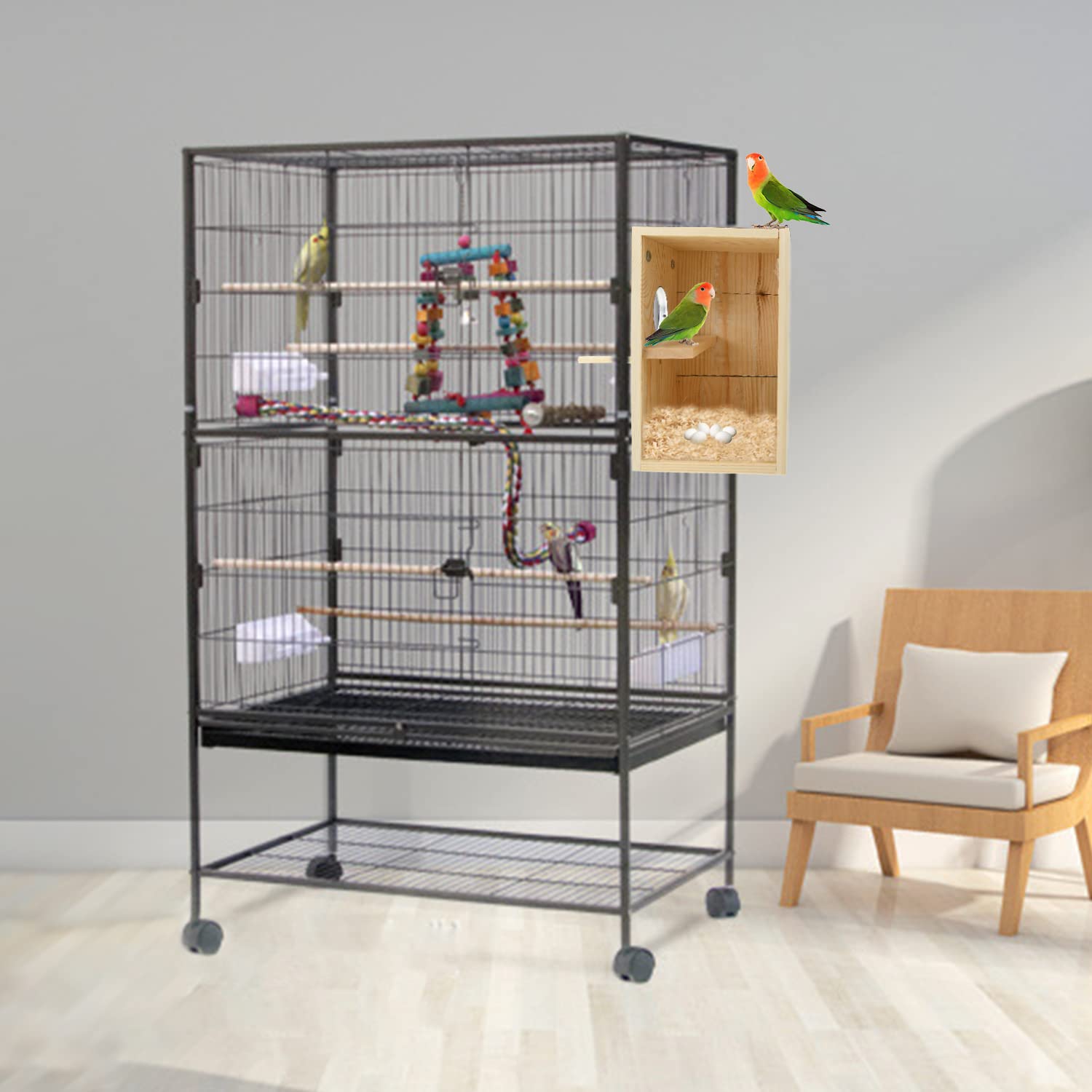 CooShou assemblage bois pin, solidité et finition naturelle