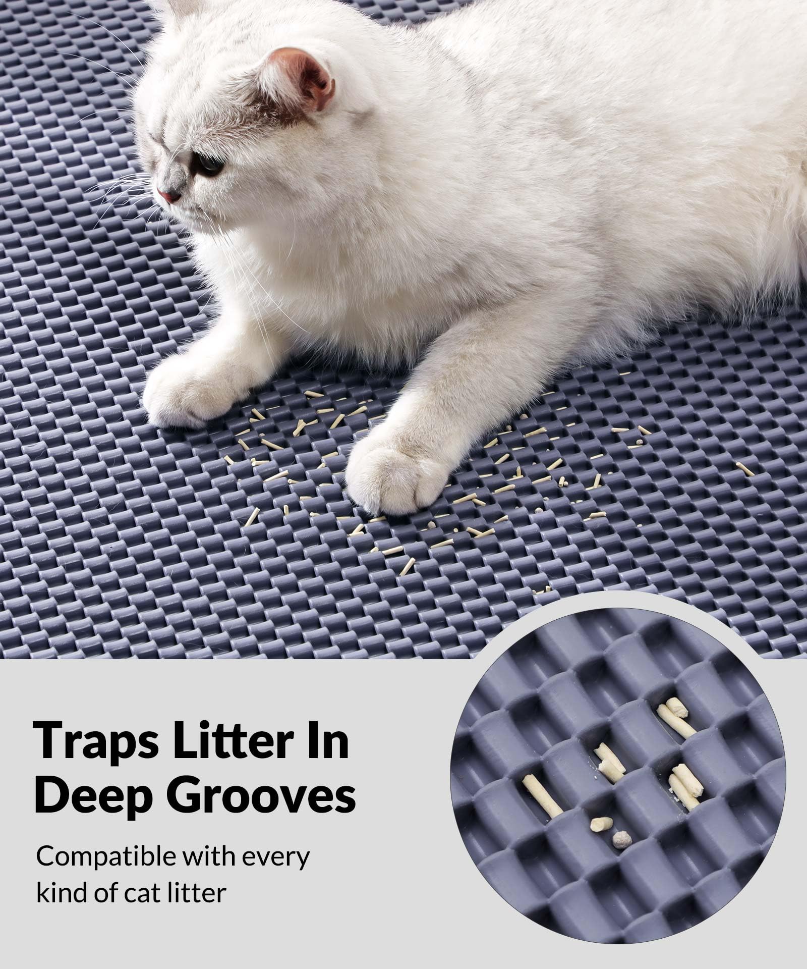 Cooyes tapis découpé sur mesure adapté à un coin irrégulier