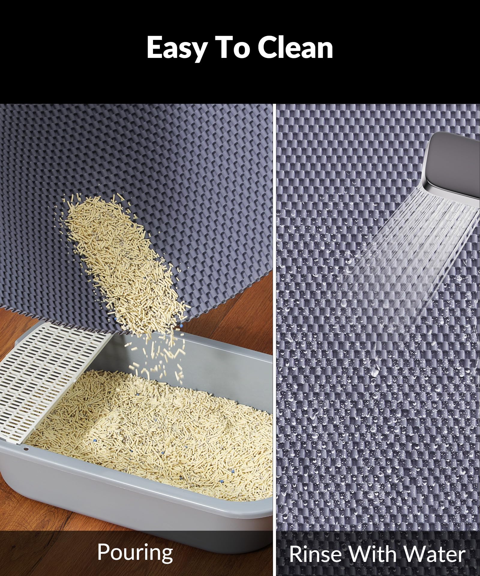 Cooyes tapis verso antidérapant protège le sol et stabilise