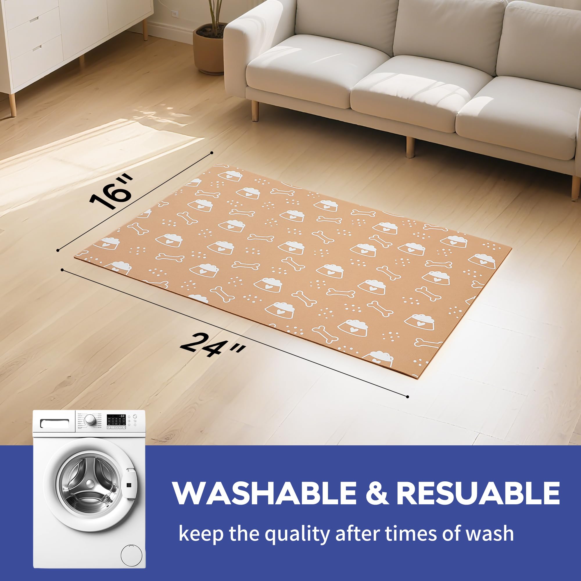 Cooyes tapis installé dans une cuisine moderne, look discret