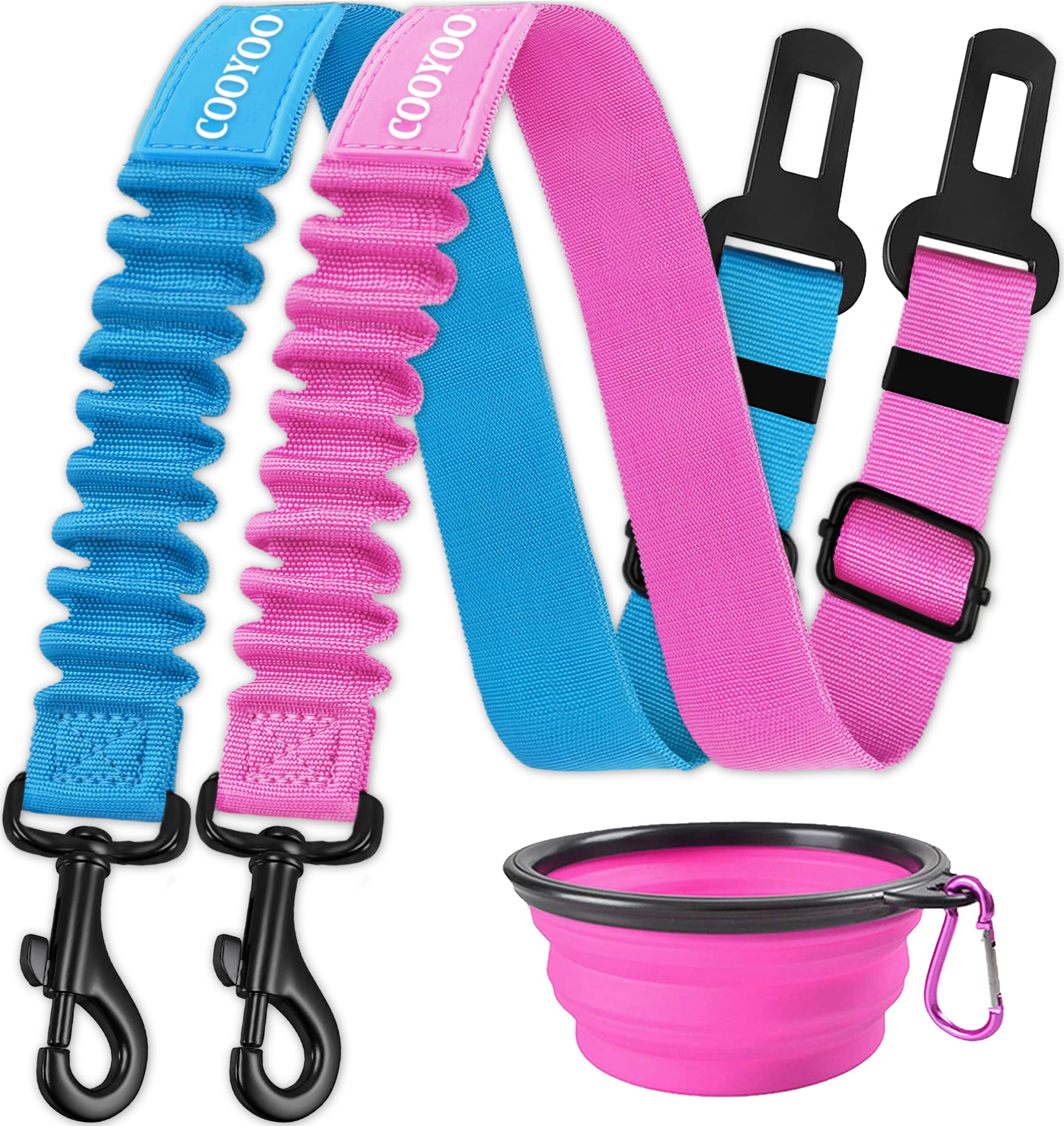 COOYOO avant du pack trois pièces montrant ceintures et gamelle, sécurité pratique