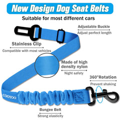 COOYOO fixation métal insérée dans boucle de ceinture voiture, compatibilité facile