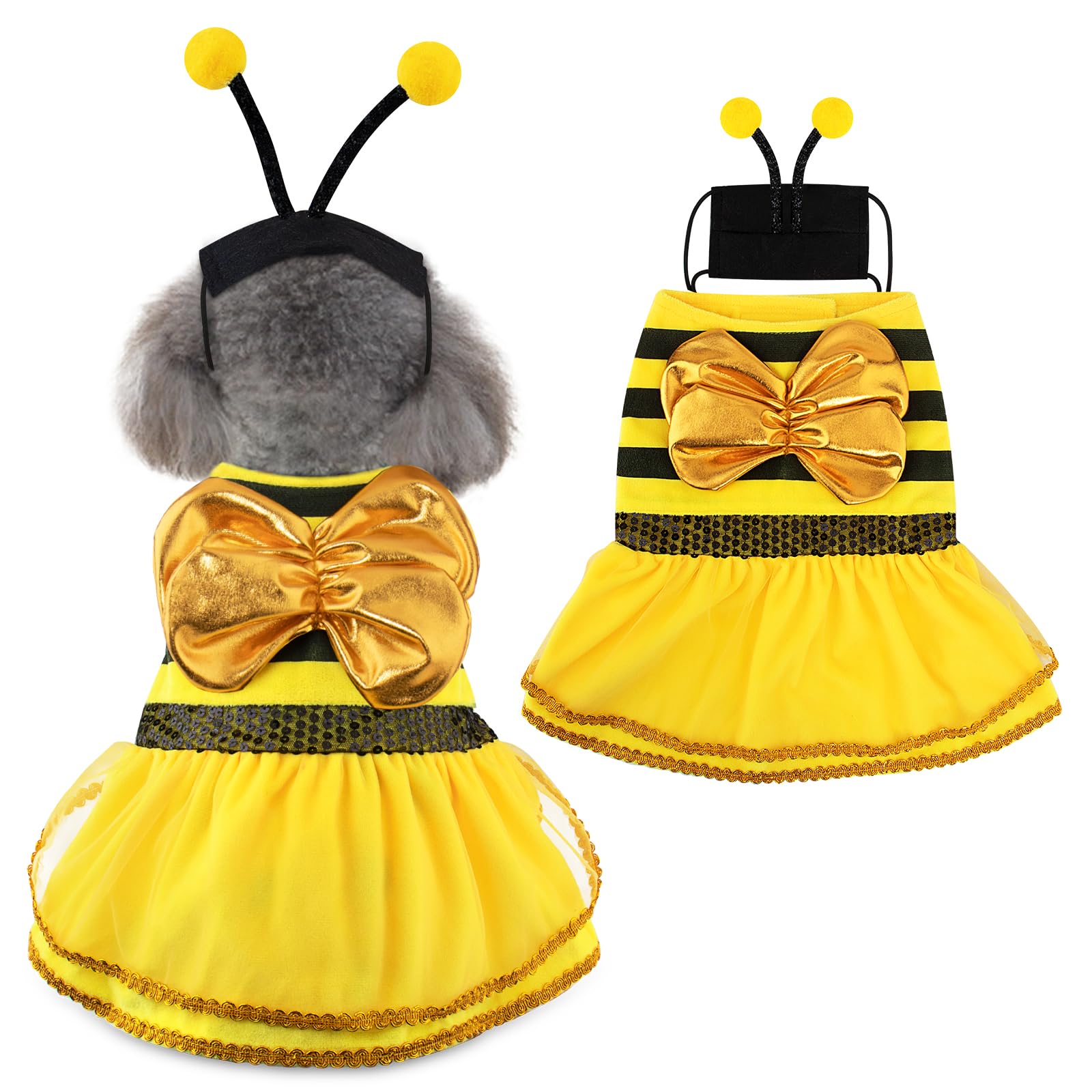 Coppthinktu packaging frontal du costume abeille montrant l'ensemble complet et l'effet visuel