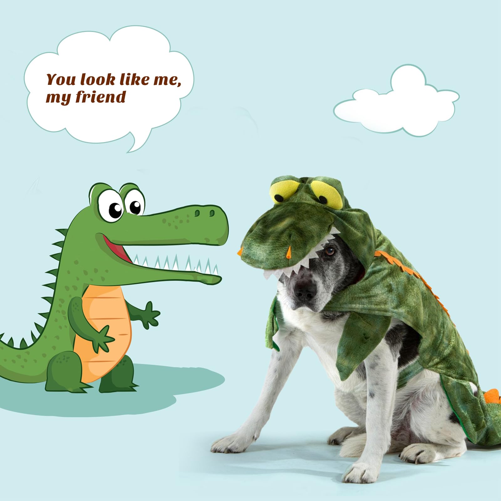 Coppthinktu détail capuche tête crocodile, design réaliste et photogénique