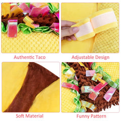Coppthinktu costume taco gros plan matière douce pour confort