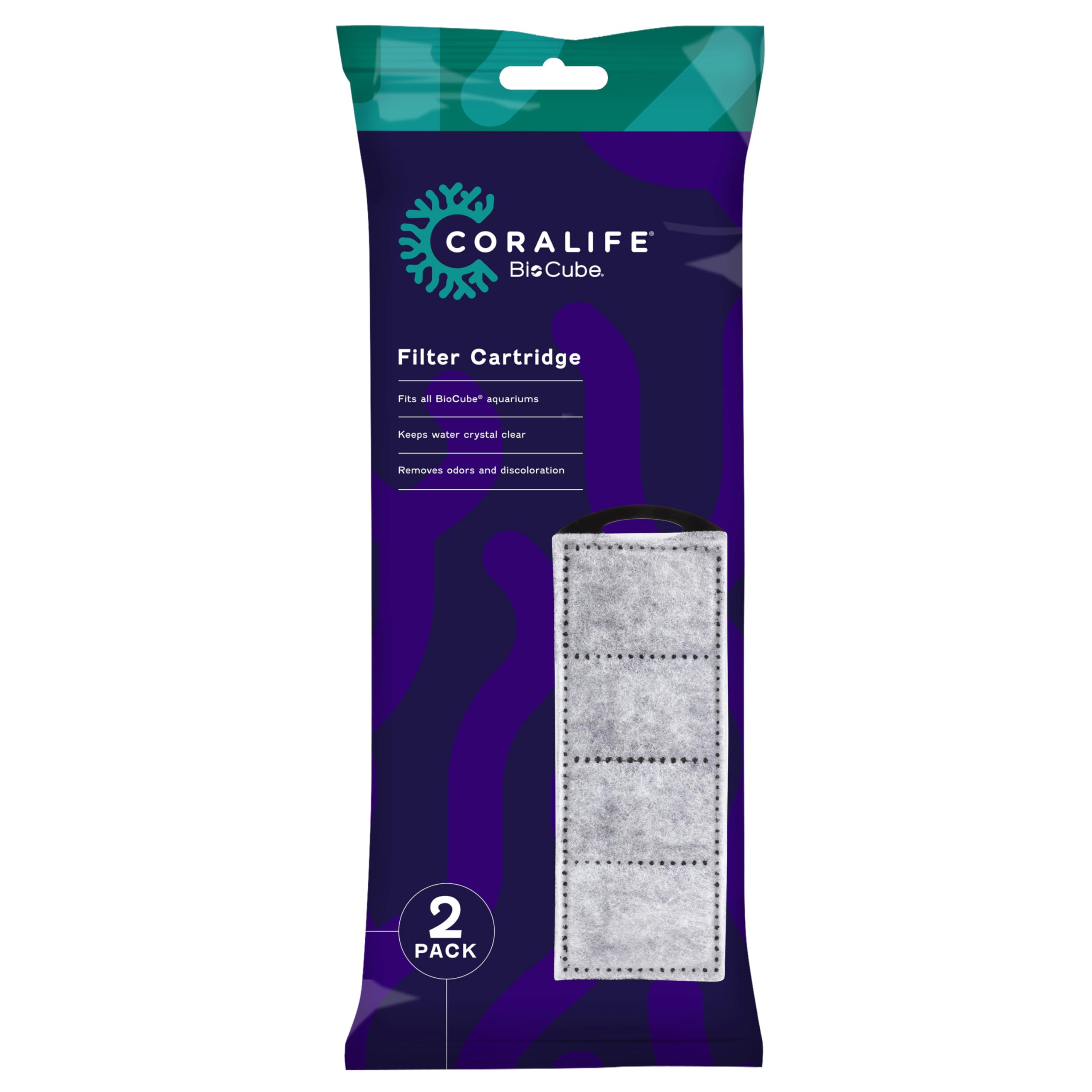 Coralife cartouche pack avant montre design et facilité d'installation