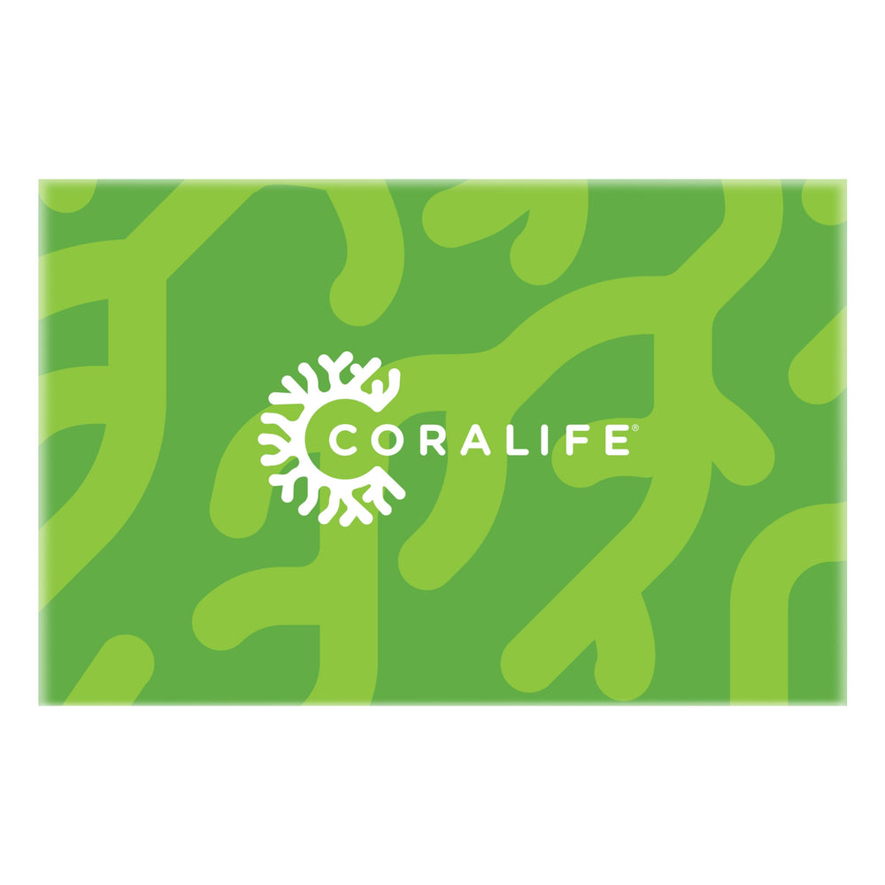 Coralife comparaison d'échelle montrant dimensions et intégration dans meuble