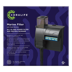 Coralife vue de face de l'appareil entier montrant design compact et gain d'espace