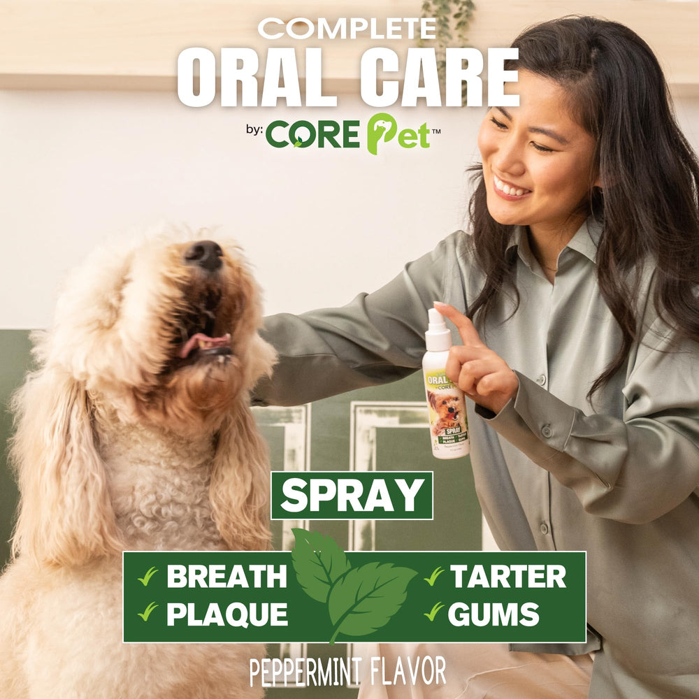 CORE Pet flacon 4 oz en main pour évaluer la taille et maniabilité