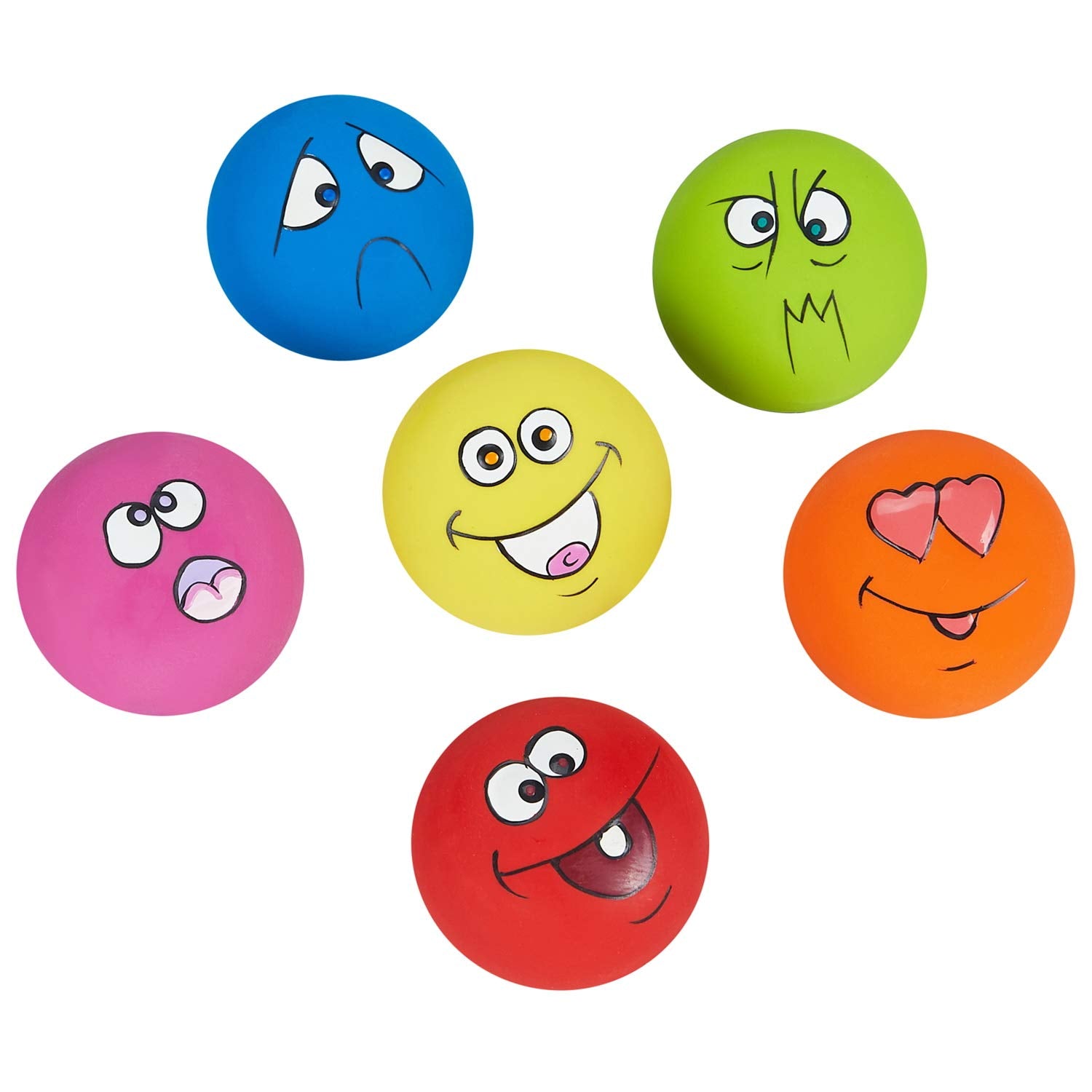 Coricorsu pack avant montrant six balles colorées pour jeu interactif