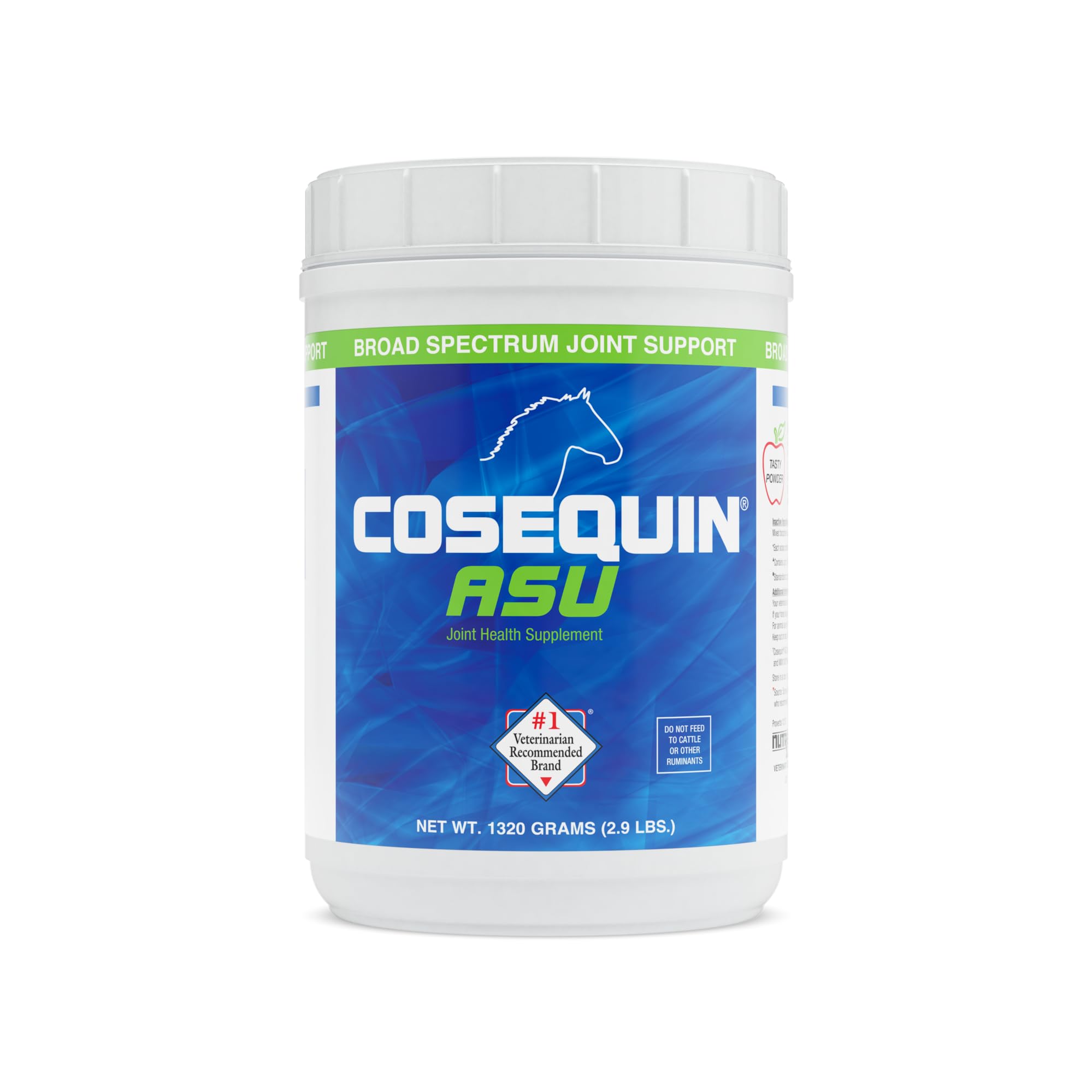 Cosequin ASU paquet devant montrant l'étiquette claire pour la sécurité articulaire