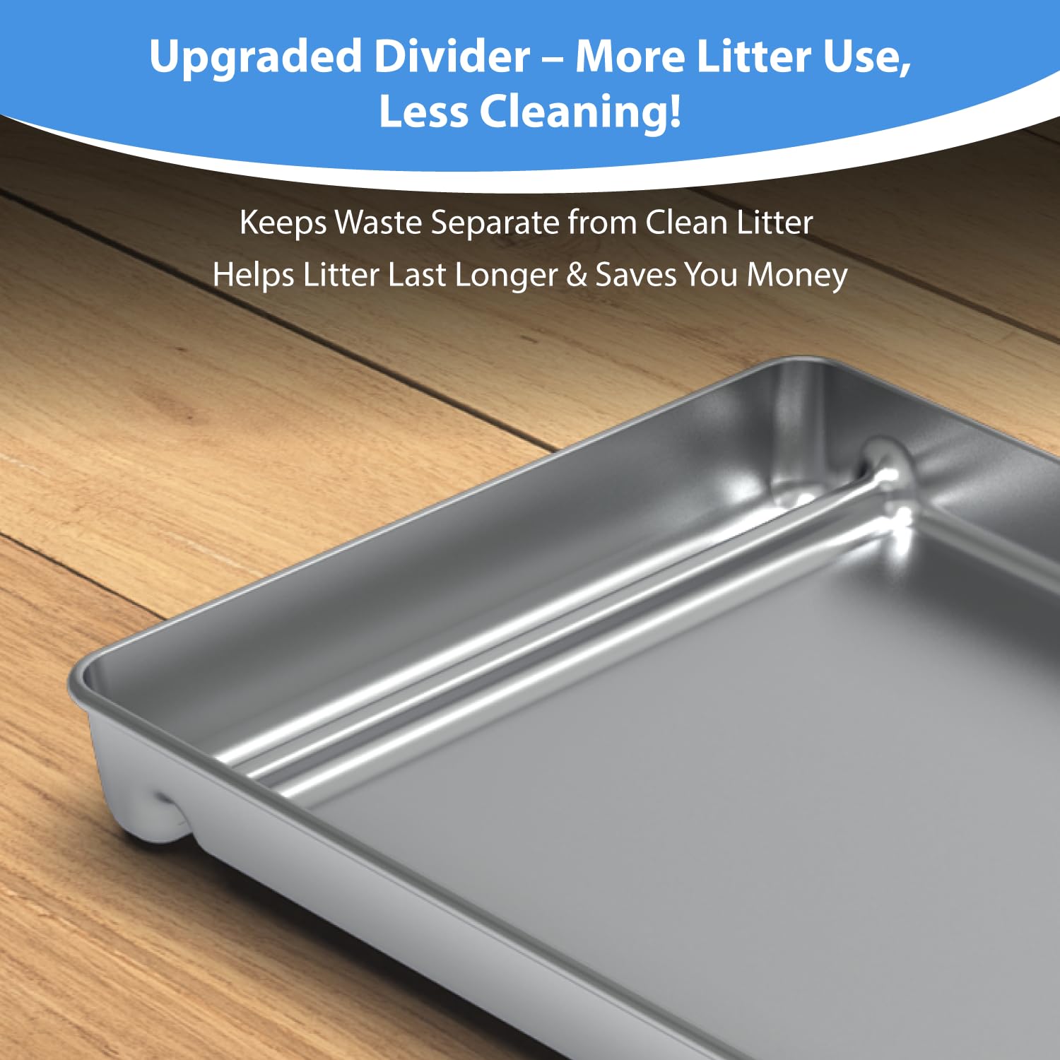 COSPARX gros plan inox surface lisse facile à nettoyer sans odeur