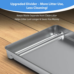 COSPARX gros plan inox surface lisse facile à nettoyer sans odeur