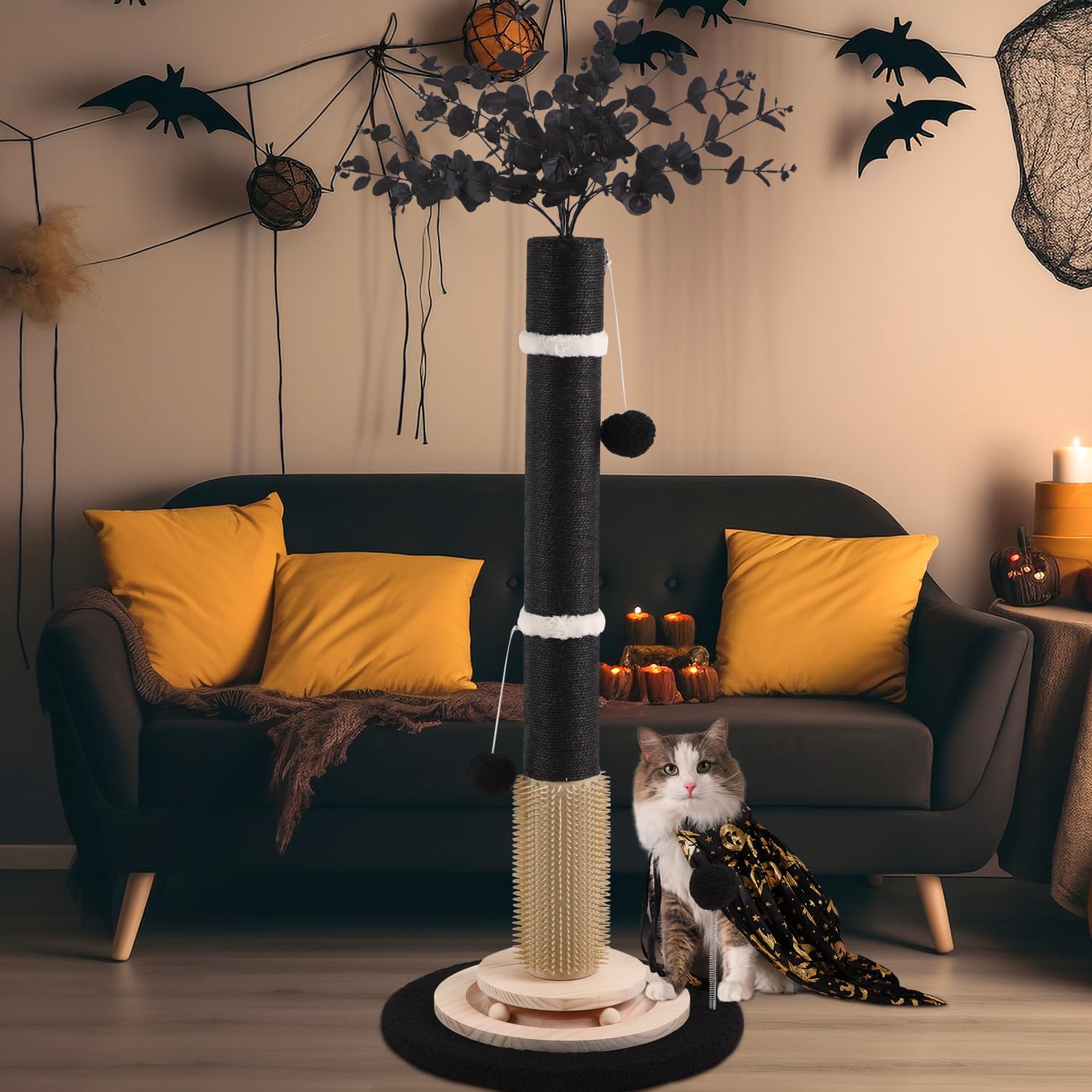 COUNER base large en bois massif assurant stabilité lors des sauts