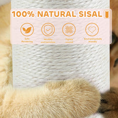 COUNER boules rotatives en bois stimulant l'instinct de chasse