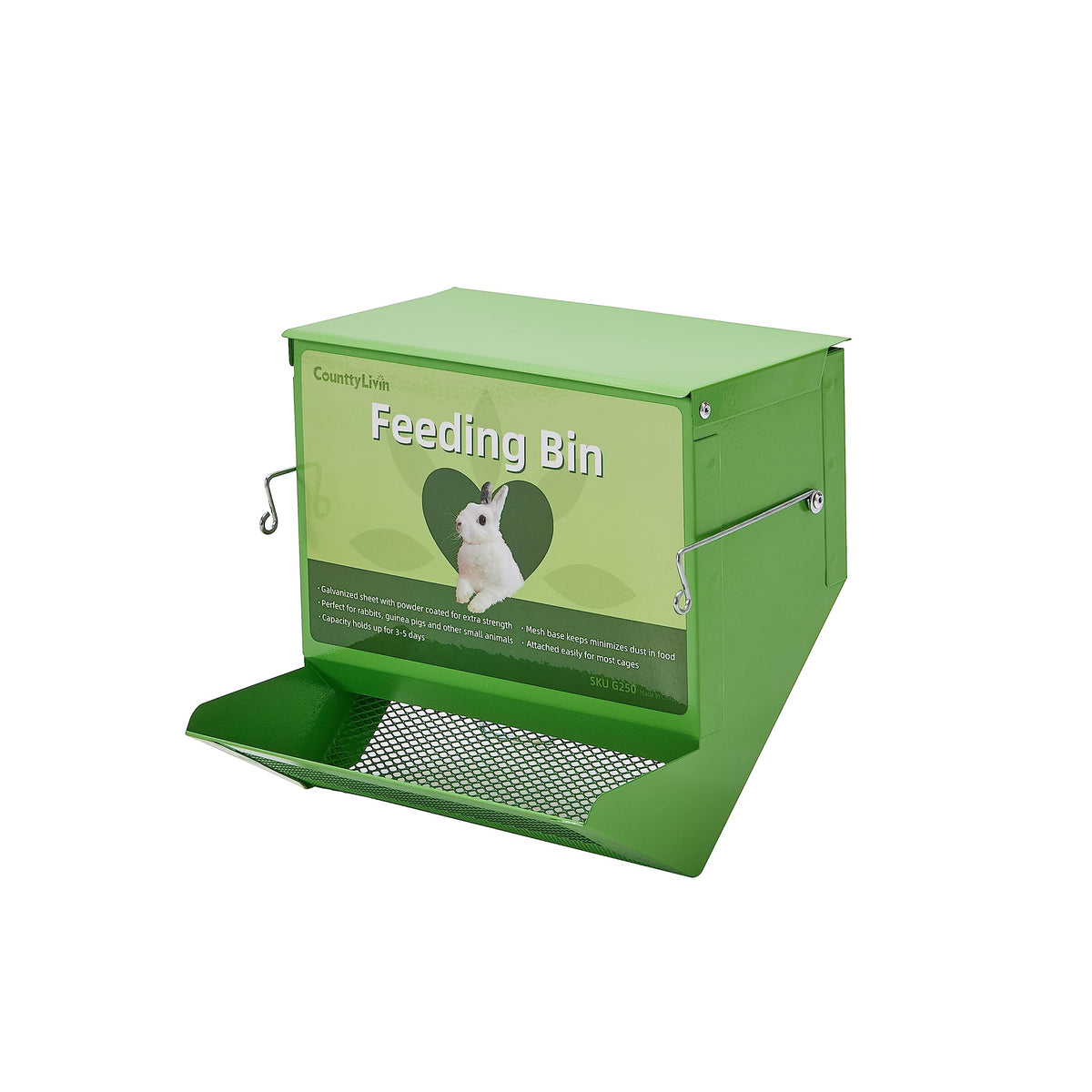 CounttyLivin distributeur métal avant montrant grande capacité et protection