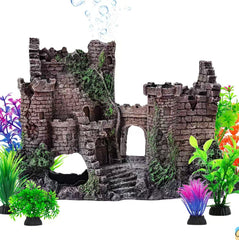 CousDUoBe château face montrant un point focal décoratif attrayant