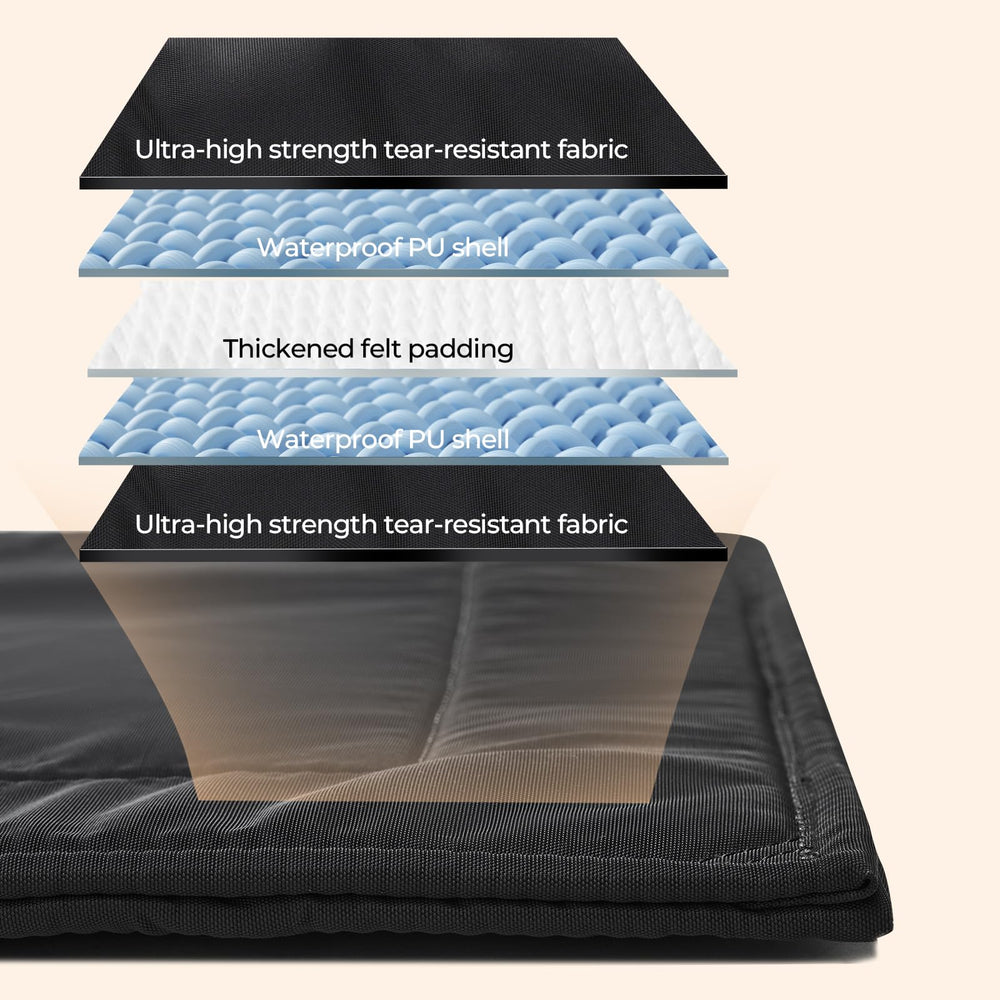 Couzssyhi tapis placé dans une caisse, protection et confort