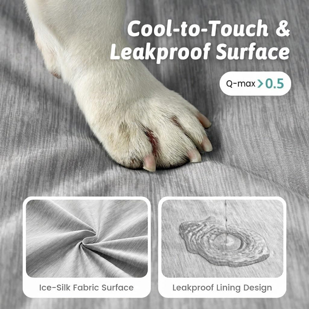 COZY KISS zoom tissu nylon cooling touch bénéfice sensation fraîche