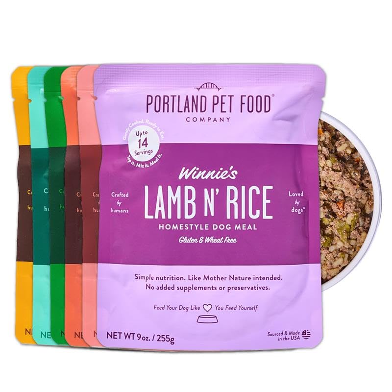 CRAFTED BY HUMANS LOVED BY DOGS pack face avant montrant six pouches et praticité