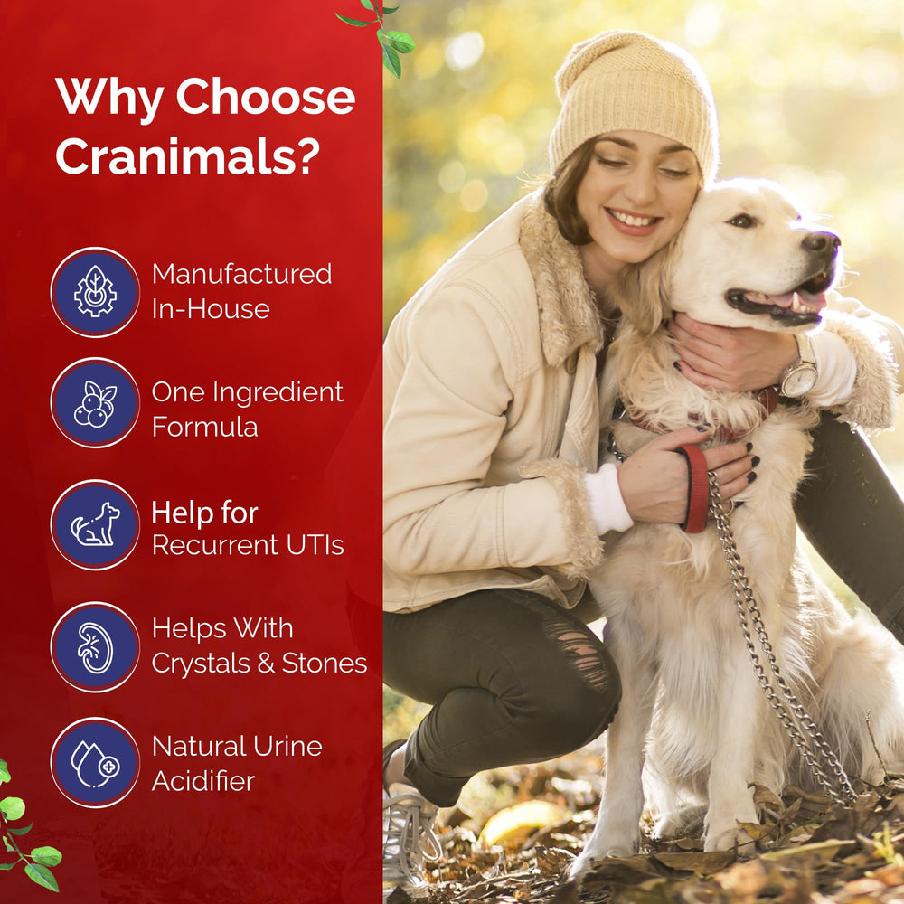 Cranimals comparaison portion montrant la dose adaptée selon le poids de l'animal