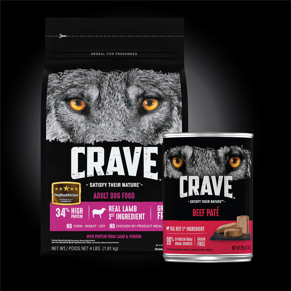 crave morceau d'agneau ingrédient principal riche en protéines