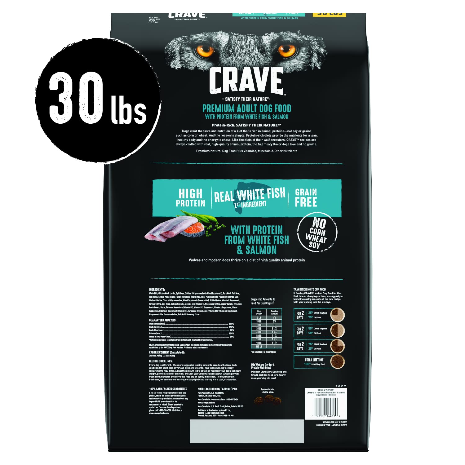 CRAVE gros plan croquettes révélant texture et appétence élevée