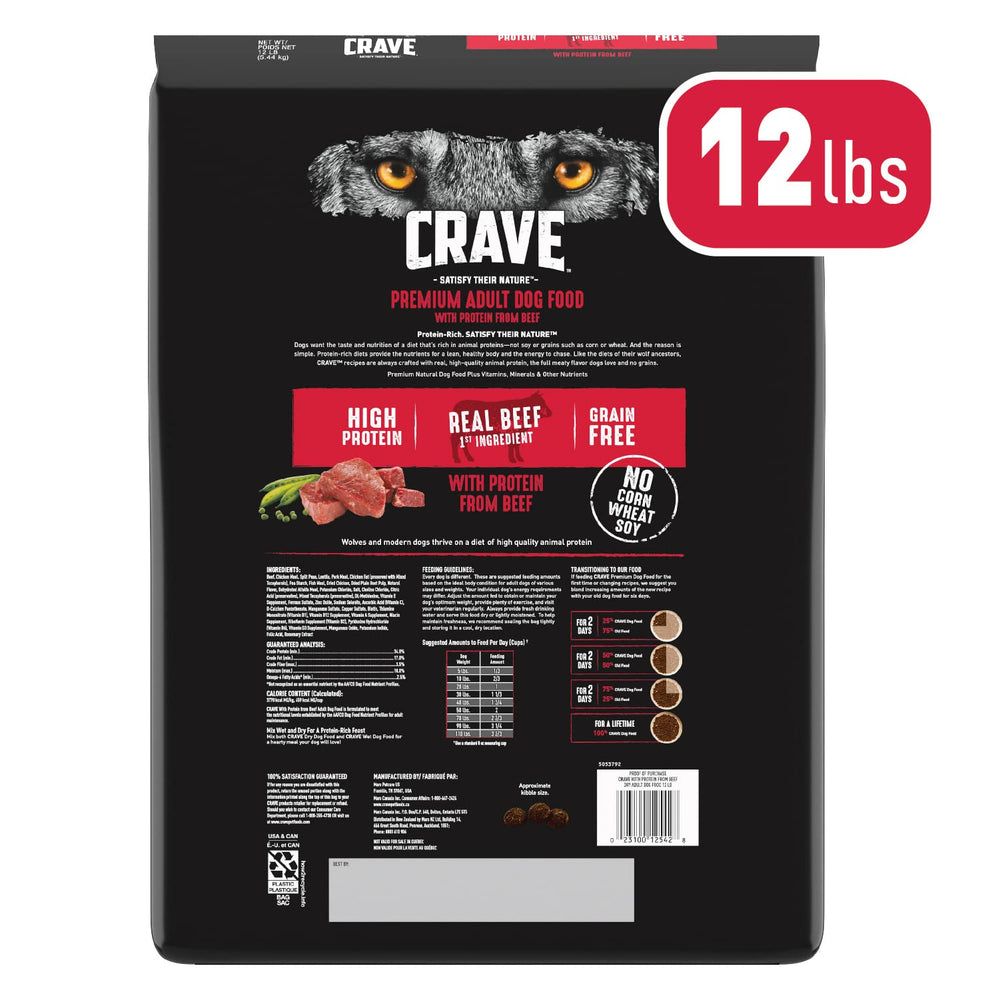 CRAVE gros plan des croquettes montrant texture et appétence