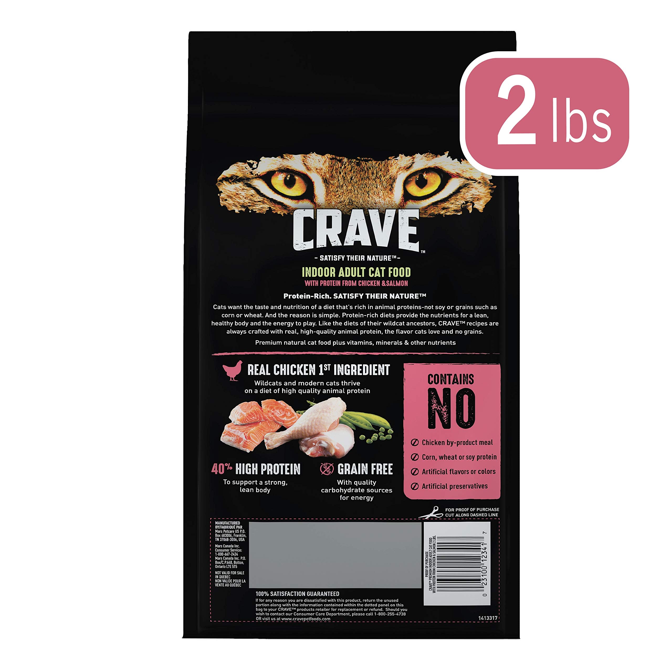 CRAVE gros plan sur texture des croquettes montrant qualité nutritive