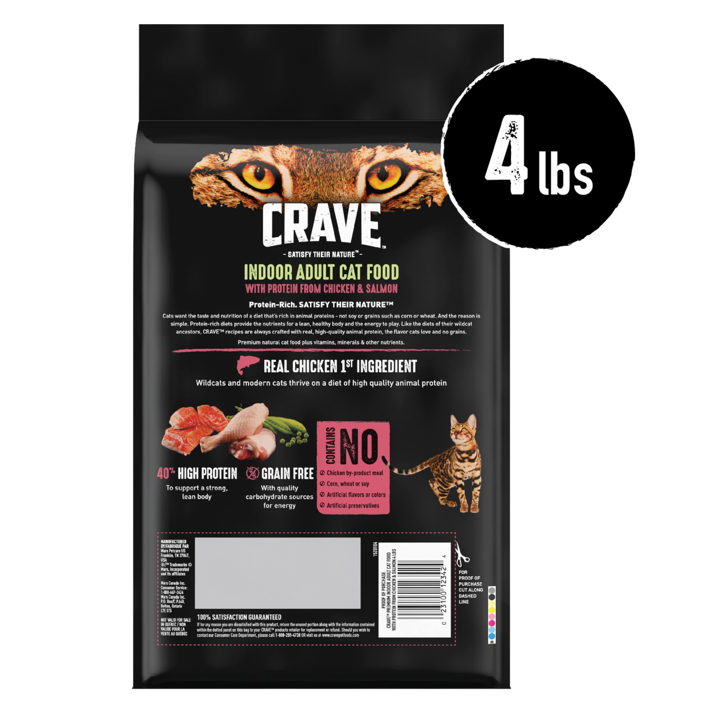 Crave gros plan croquettes montrant texture et facilité de mastication