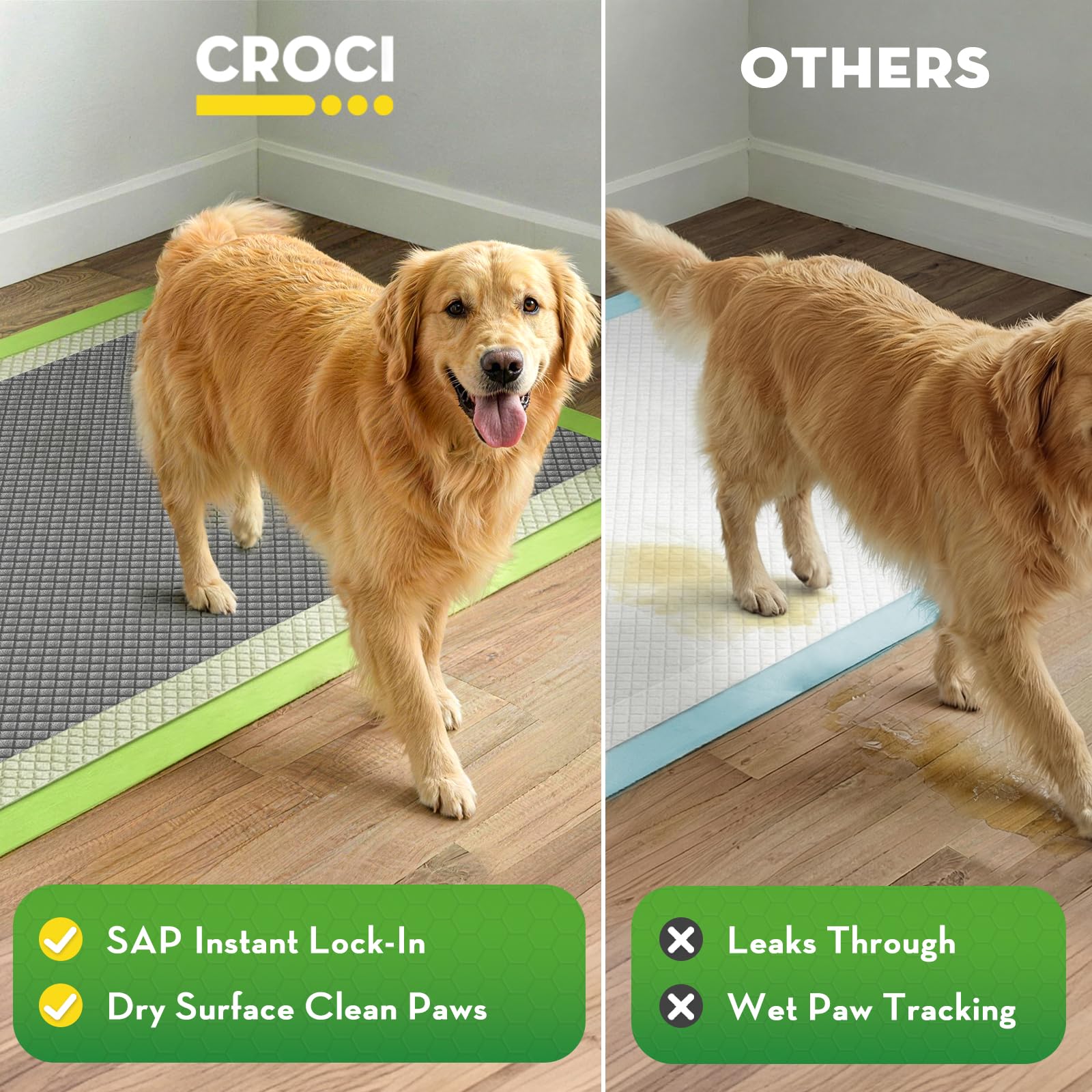 CROCI comparaison taille XL 30x36 montrant couverture et capacité
