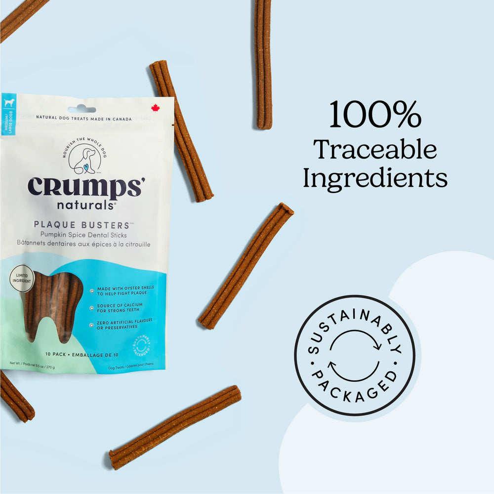 Crumps’ Naturals étiquette nutritionnelle lisible pour transparence ingrédients