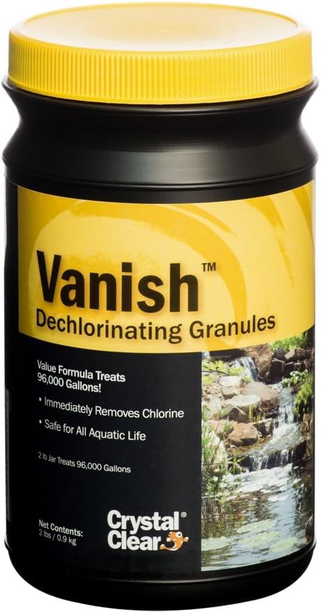CrystalClear bocal face avant montrant la contenance et instruction, facilite dosage précis