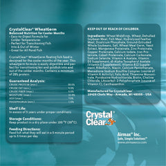 Gros plan des granulés 3,0 mm CrystalClear illustrant la texture digestible