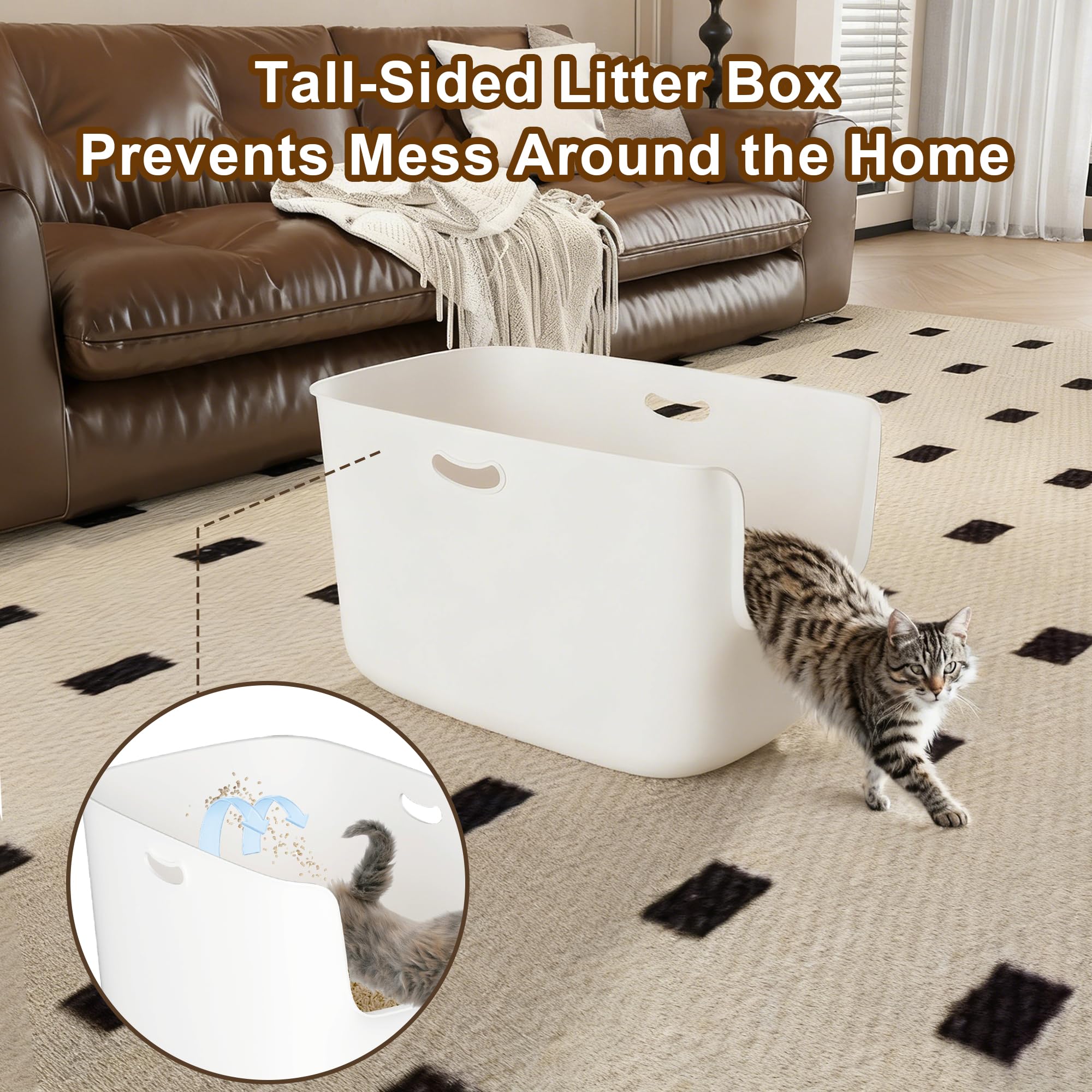 Cuddpaw chat utilisant le bac démontrant confort et amplitude de mouvement