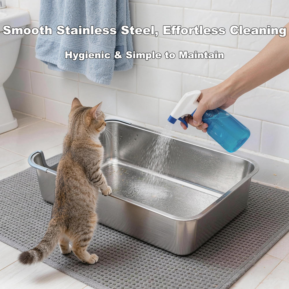 Cuddpaw texture acier inox non poreux facilitant le nettoyage