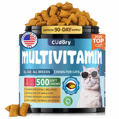Cudory pot 500 chews en vue frontale montre la taille pratique