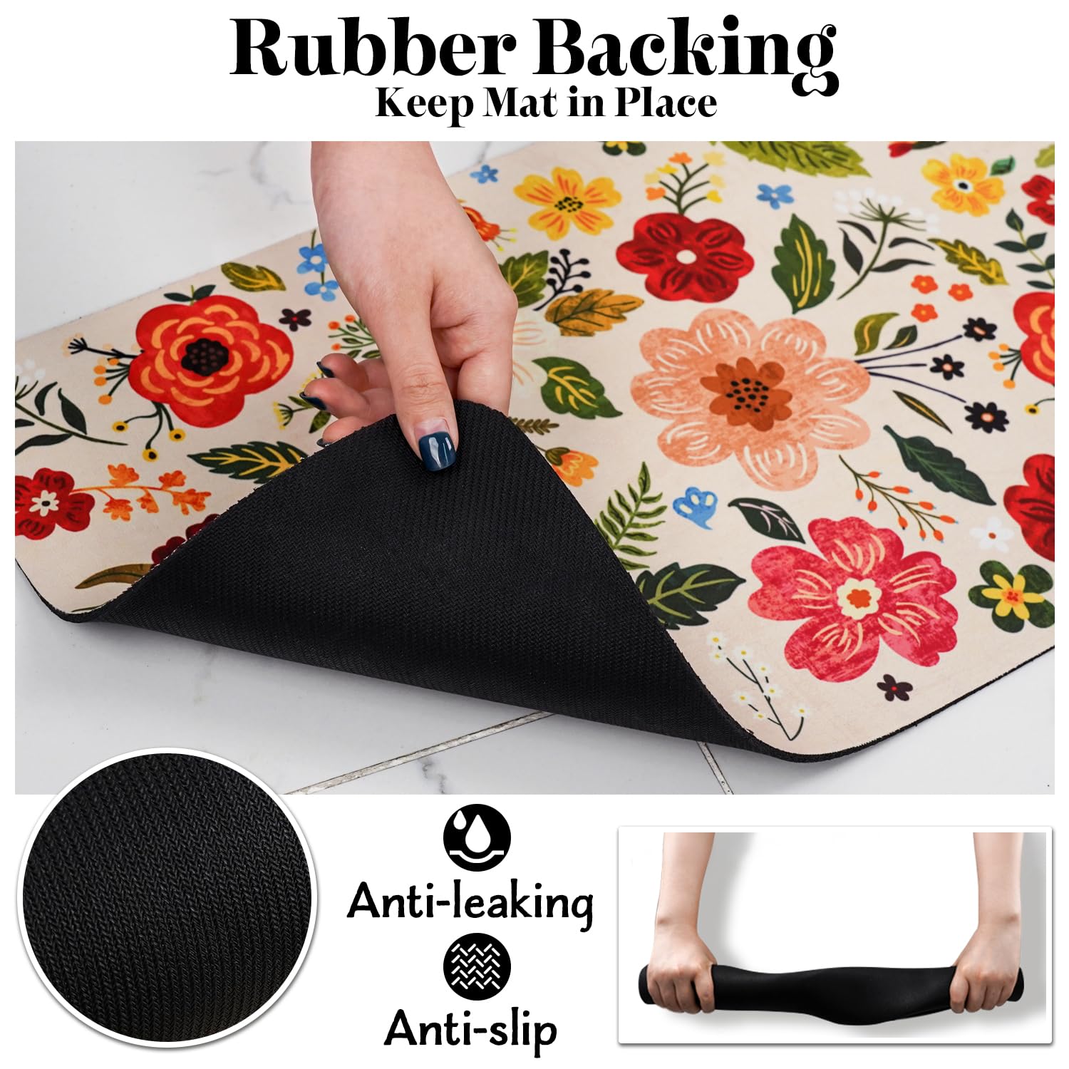 Cuslnox tapis placé sous distributeur automatique évitant déversements sur le sol