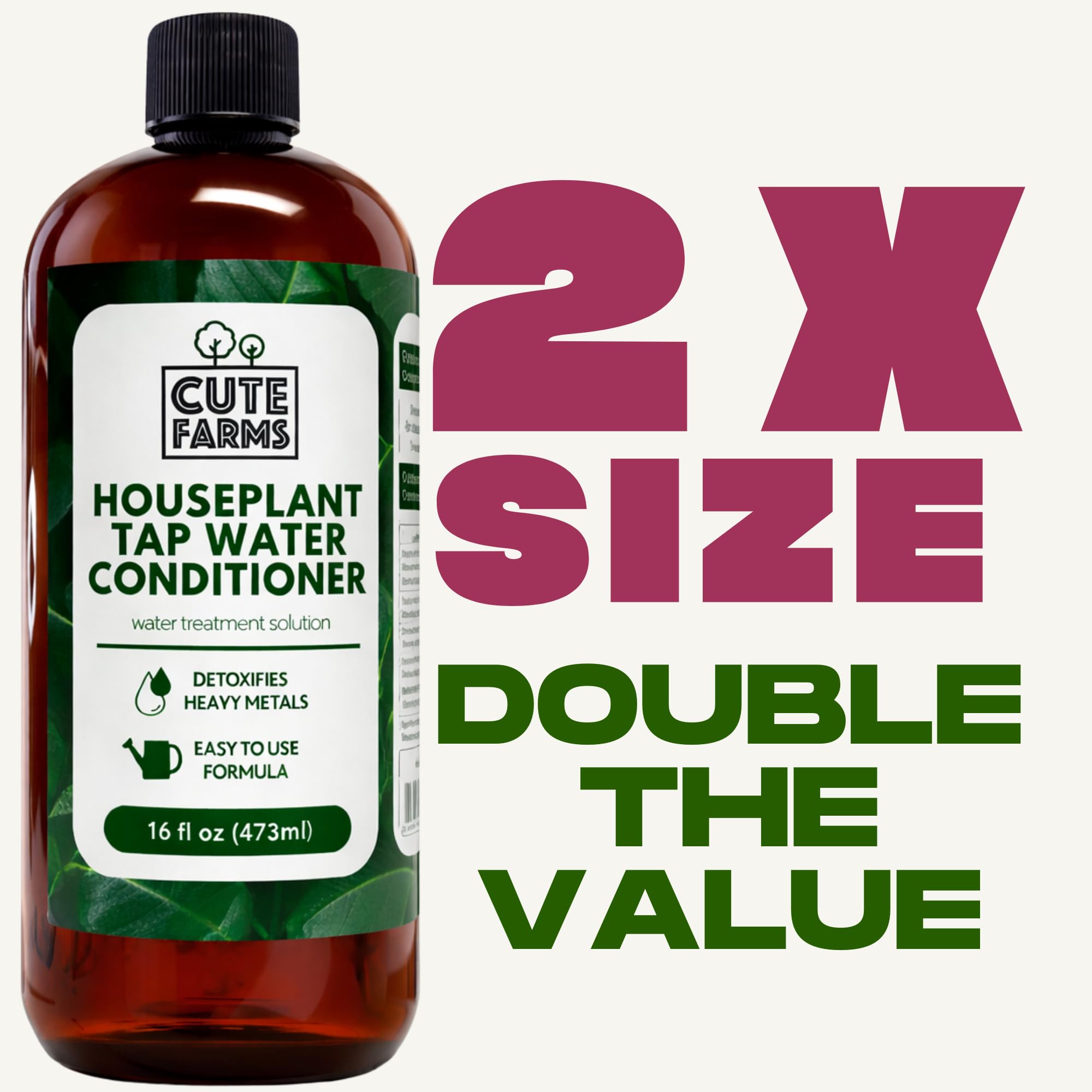 Gros plan liquide Cute Farms montrant texture concentrée pour économie