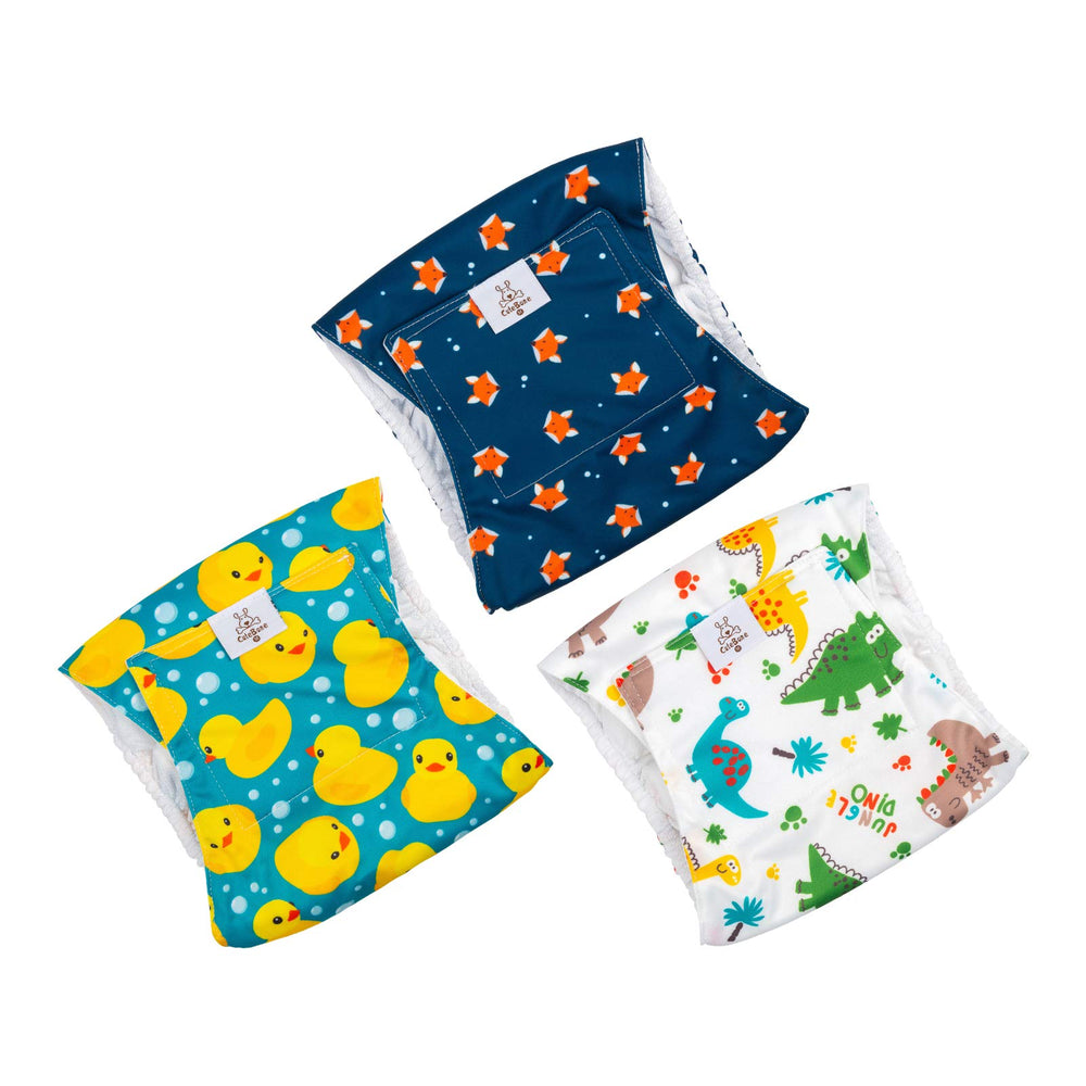 CuteBone vue arrière montrant la coque imperméable, protection des textiles