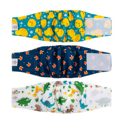 CuteBone vue avant du lot de trois ceintures, protection pratique