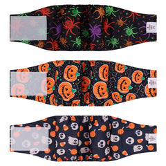 CuteBone vue avant du paquet XS lot de 3 montrant motifs Halloween et protection
