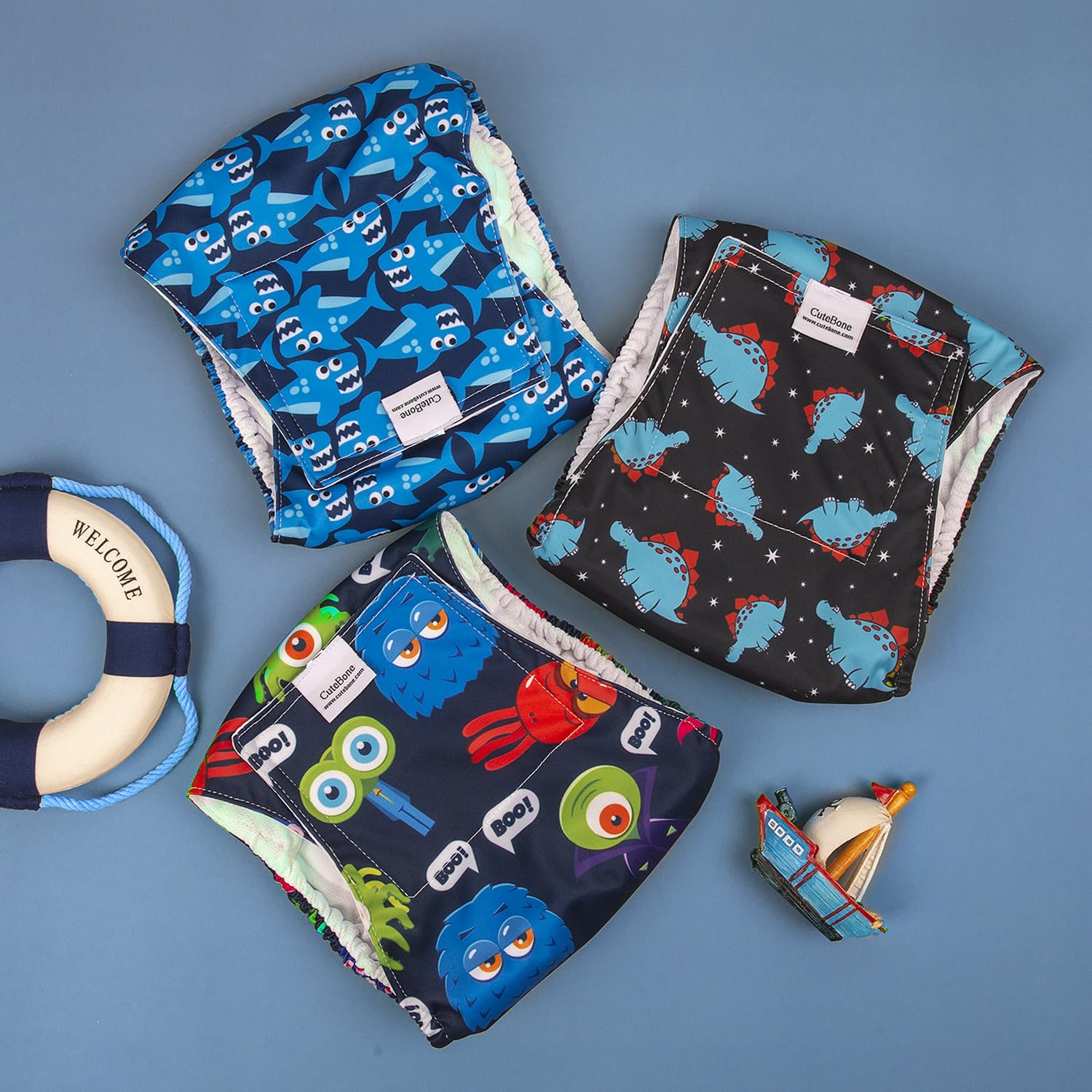 CuteBone coque extérieure imperméable montrée en détail, barrière contre les fuites