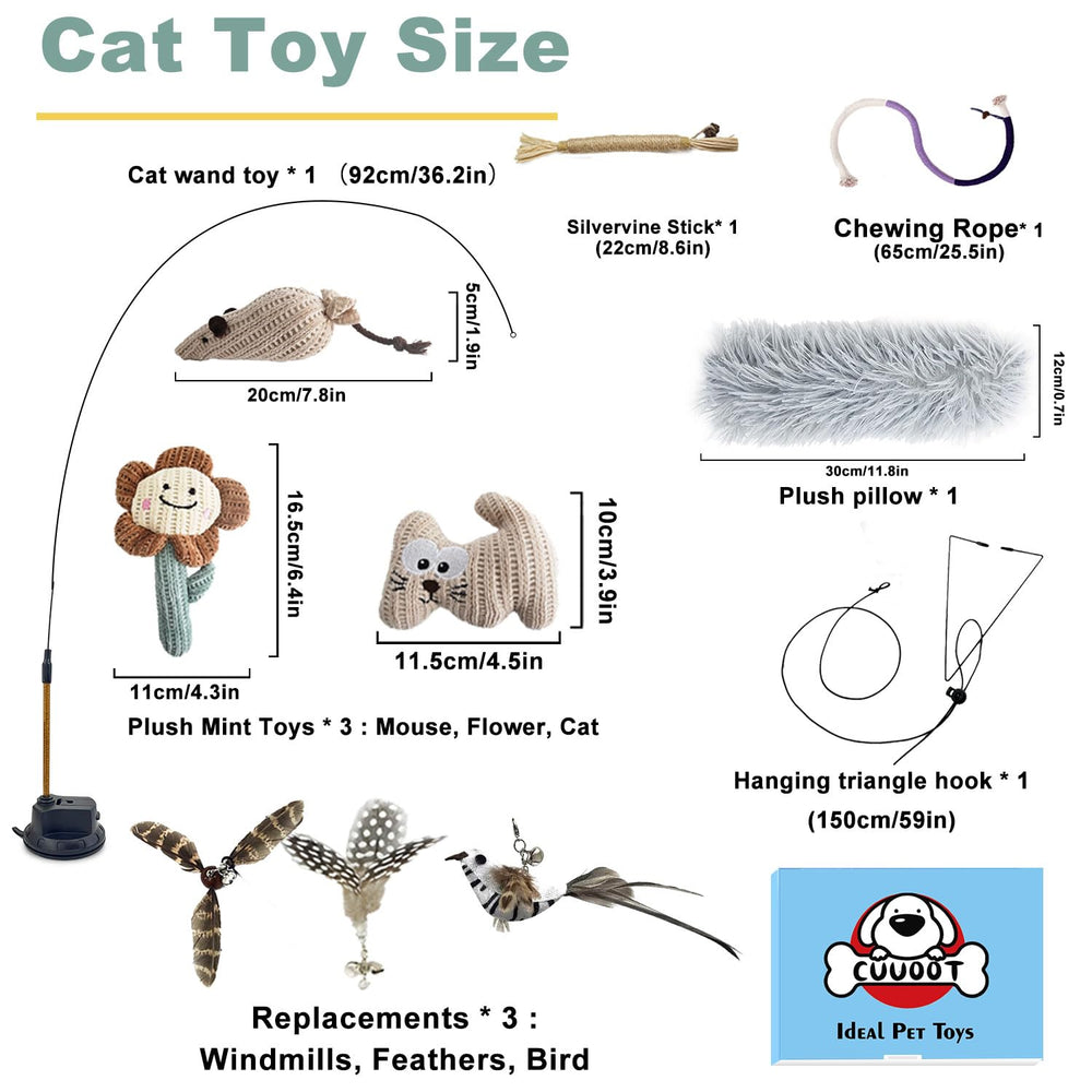 CUUOOT ensemble de jouets mis en scène pour routine de jeu variée