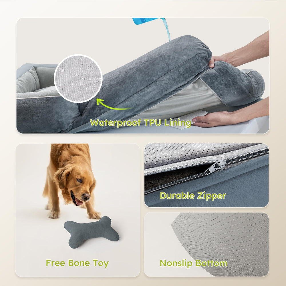 CWAWZ grand chien allongé montrant confort et espace ample
