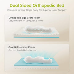CWAWZ coupe mousse orthopédique 3 pouces pour soutien des articulations