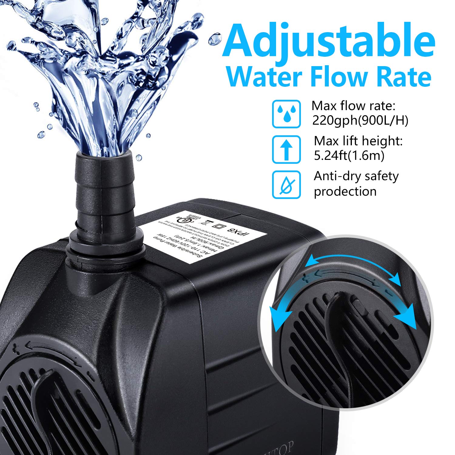 CWKJ ventouses et axe inox visibles pour fixation stable et durabilité